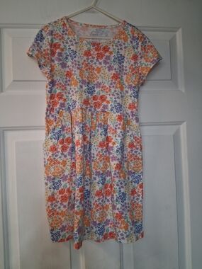 wonder nation Floral Casual Colorful Lightweight Girls Dress Flowers 7 - 8